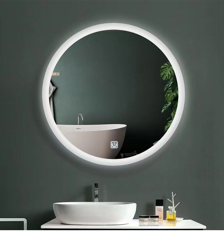 Touch Screen Smart Mirror With LED Lights and Sensor Switch For Bathroom Improvement