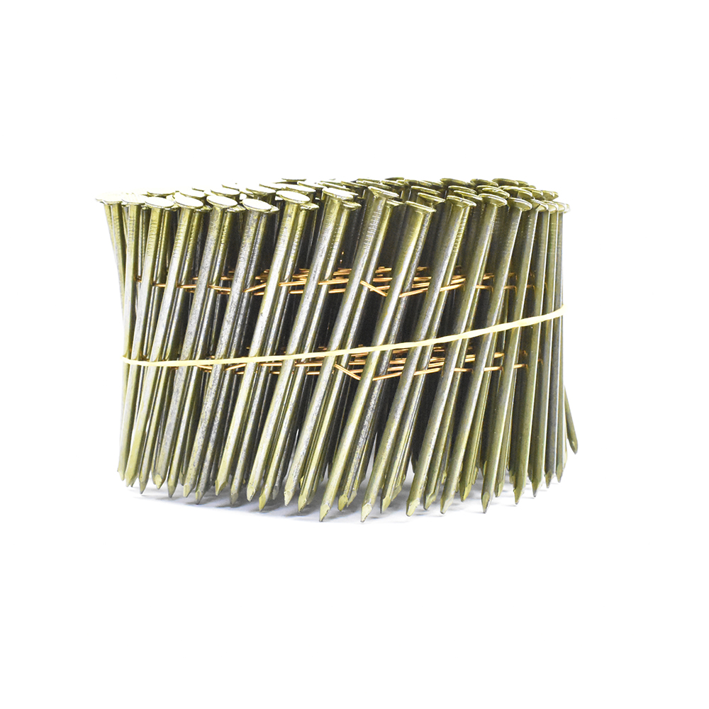 Diamond Point Wire Pallet Coil Nails Smooth Shank EG Finish ISO Certification