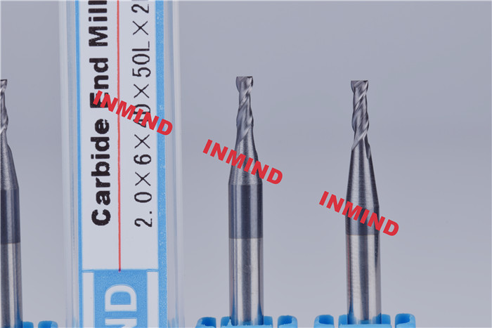 Industrial Aluminium Milling Cutters , Micro Size Solid Carbide Milling Cutters