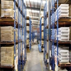 China 3 Layer - 5 Layer Double Deep Pallet Rack For Warehouse Organization wholesale