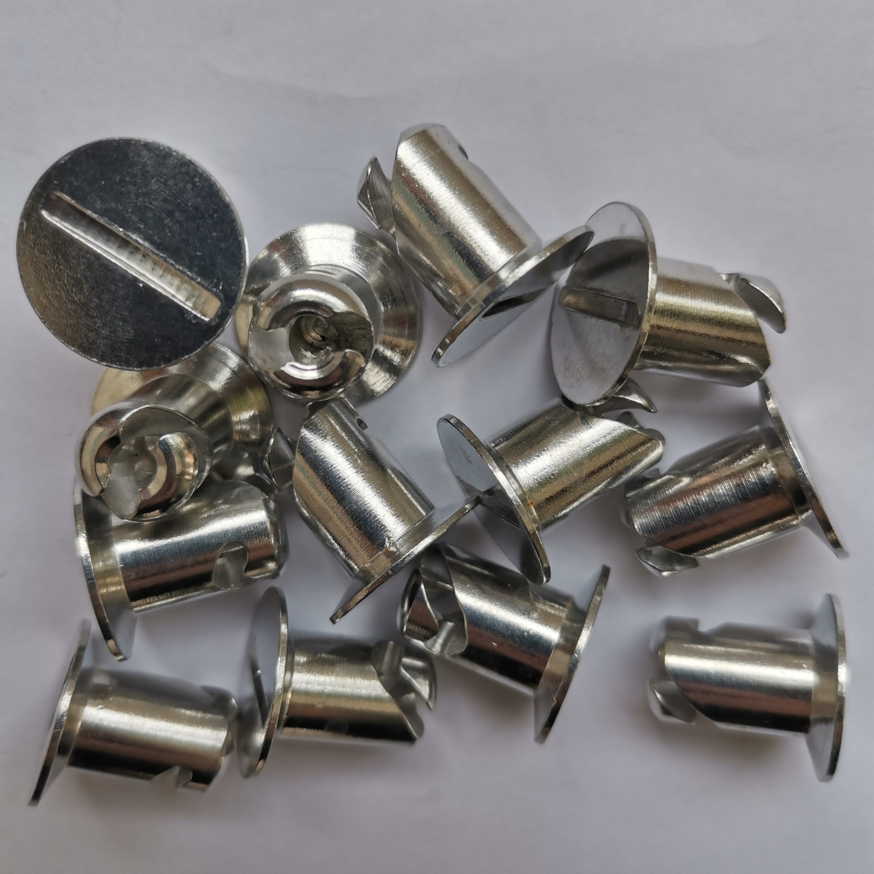 Universal Car Fitment Dzus Fasteners 7/16*.500 Flush Head Grip Aluminum 1/4 Quarter Turn Button Panel Fastener Countersunk Sprintcar