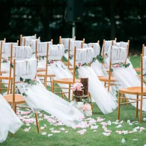 China High Durability Stackable Wedding Chairs European Style Metal Leather Dining Chair wholesale