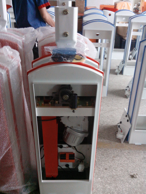 Arm Drop Vehicle Barrier Gates Traffic Light Interface Double Safety Limit Switches