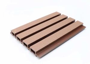 China Wood Plastic Composite Exterior WPC Wall Panel 28mm Co Extrusion Outdoor Decoration wholesale