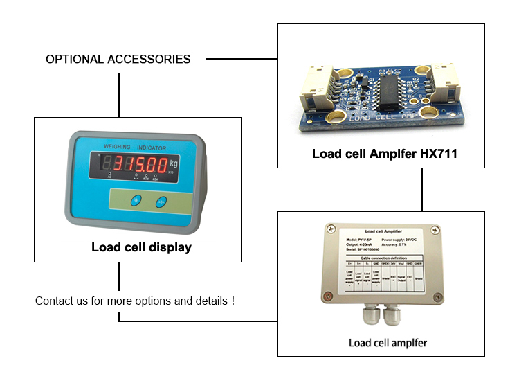 Single Point Aluminium Weighing Load Cell Sensor Price 100Kg 200Kg 300Kg 500Kg