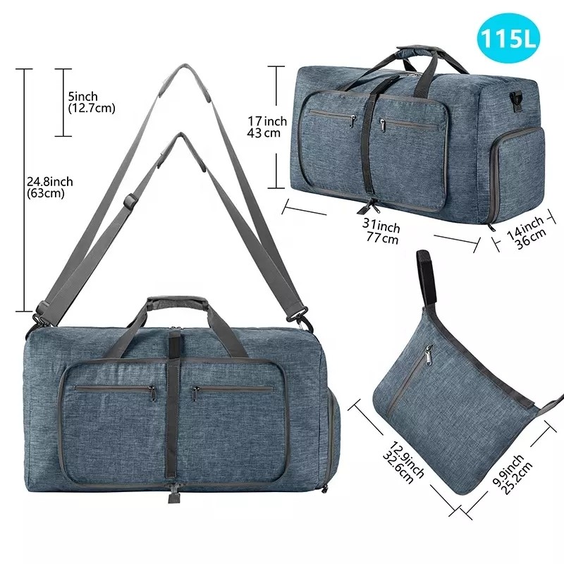 Portable Anti Theft Travel Bag Large Capacity Outdoor Camping Duffle Bag