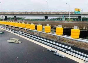 China Small Radius Curves Road Safety Roller Barrier Hot Dipped Galvanized wholesale