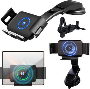 China 15W 9V Qi Wireless Car Charger Mount Holder 6MM For Galaxy Z Flip 3 wholesale