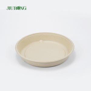 China Disposable Sugarcane Food Container Hamburger Bagasse Paper Tray wholesale