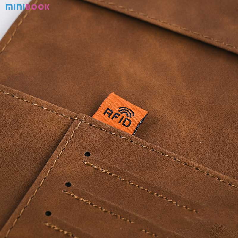 Vintage Business Passport Covers Holder Multi-Function ID Bank PU Leather Wallet Case