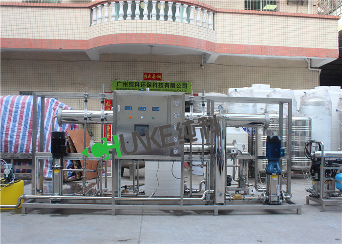2 Ton Industrial Water Purification Equipment Double Stage SS304/SS316 Material