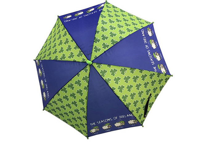 Automatic Kids Compact Umbrella Polyeser Materials CMYK Full Printing Metal Ribs