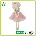 BSCI EN71 PP Cotton Stuffed Plush Doll In Ballet Dress