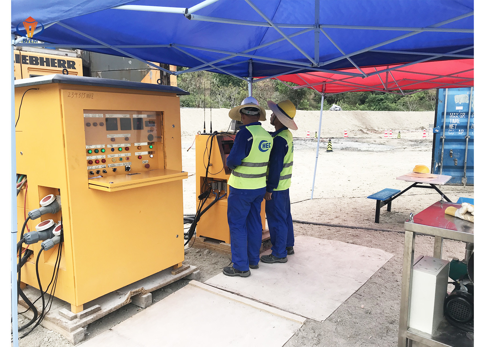 Sand Soil Improvement Vibro Replacement Machine 800-1200 Mm Working Pile Diameters