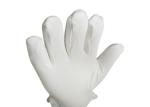 Bleached White Cotton Inspection Gloves , Cotton Glove Liners Hemming Cuff