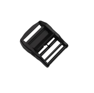 China 40mm Electrophoresis Black Heavy-duty metal webbing cam buckles with the adjustment bar wholesale