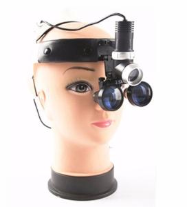 China Ent Examination DC3.7V 15000lux Medical LED Headlight With Loupe wholesale