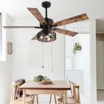 Plywood 52 American Ceiling Fans 5 Blades AC Ceiling Fan