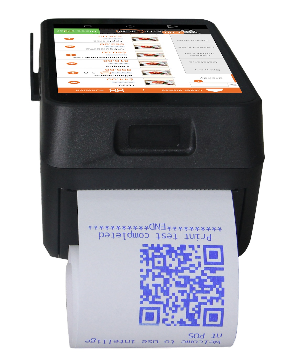 7 inch Capacitive Touch Screen Mobile Handheld Offline Pos Machine for Retail Restaurant