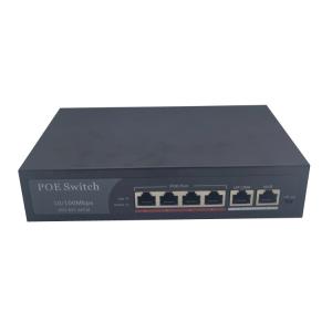 China 4ep+2e Series Poe Switch OEM ODM 100m 4 10 / 100Mbps Poe Ports wholesale