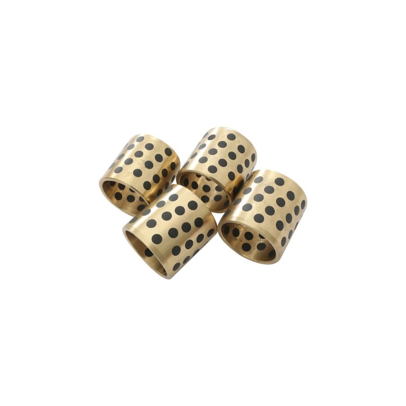 CuAl10Fe5Ni5 Bronze Bearing Plate with Integrated Graphite Inset for Reduced Friction