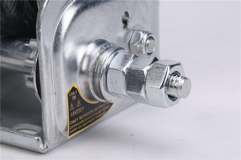600lbs Heavy Duty Steel Cable Manual Crank Winch For Boat ATV