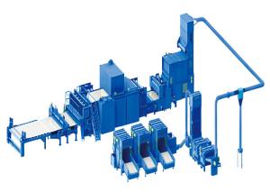 China 500gsm Thermal Bonding Shoddy Nonwoven Felt Making Machine wholesale
