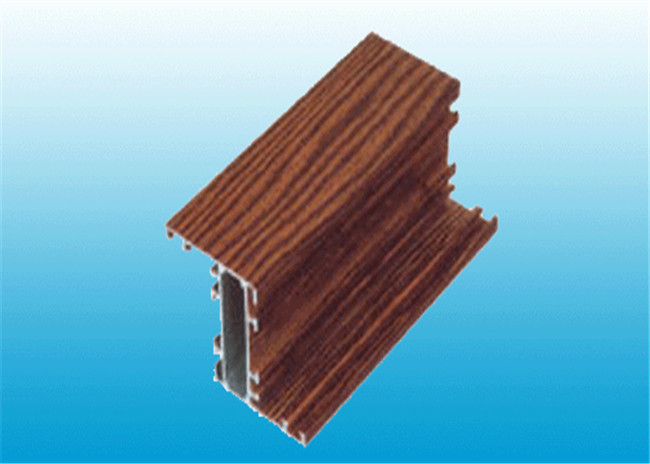 6.0M Length 3.0MM Wood Grain Transfer Aluminum Extrusion Profile