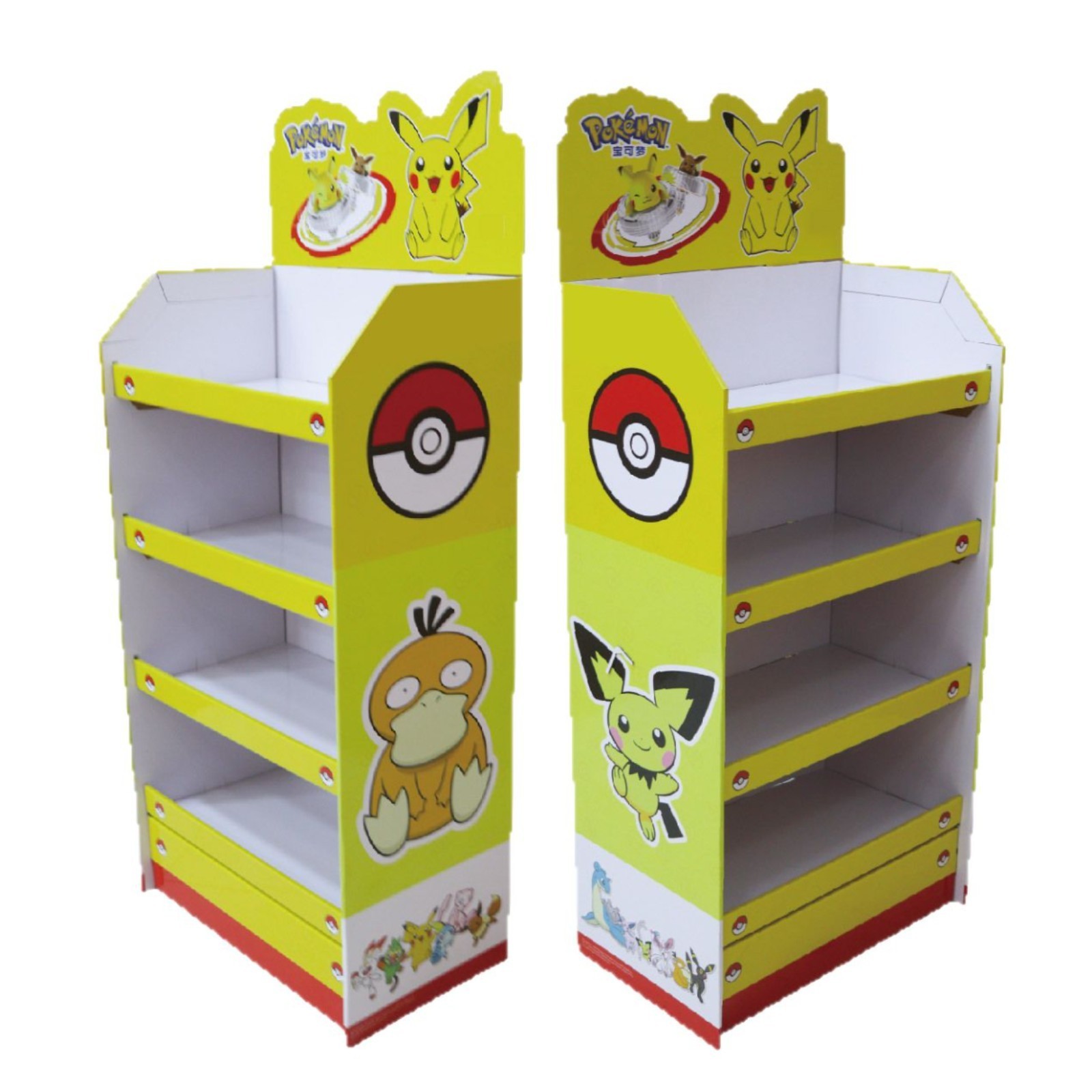 Supermarket Paper Display Rack Corrugated Paper Display Rack Paper Shelf Display Rack Carton Rack
