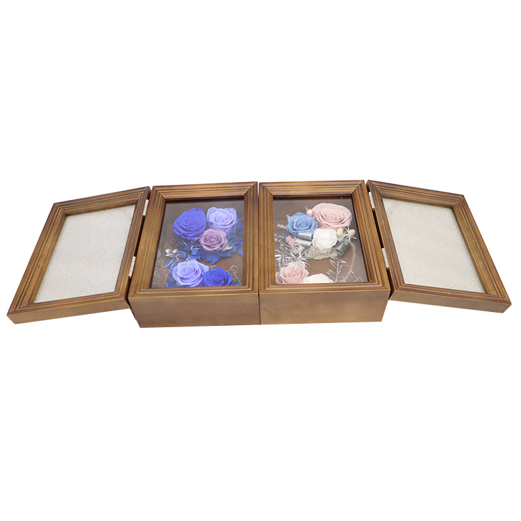 Everlasting Preserved Rose Gift Box Photo Frame​ For Party / Festival