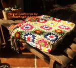 America Countryside Nordic Hand-woven crochet hook Daisy cover blanket,knitted