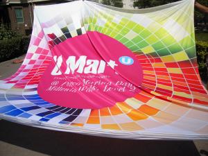 China Eco-Friendly Colored Fabric Banners Printing Custom Size For Flag Advertising Banner wholesale