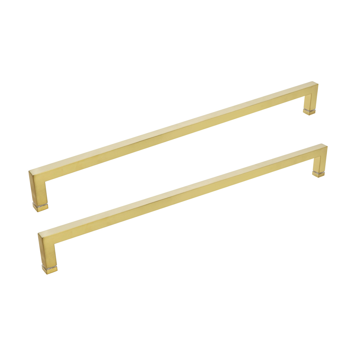 1.0mm Thickness Square Glass Pull Handle for Shower Door SS304 Corrosion Resistant