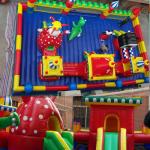 Children Inflatable Amusement Park Combo / Inflatable Toys For Commerial