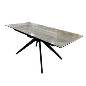 China Grey Extendable Dining Table Euro Style Versatile 1350mm*800*720mm wholesale