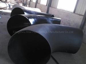 China A105 Large Diameter Steel Pipe Fittings EN1092 48 Inch 90 Degree Elbow Bend Longitudinal wholesale