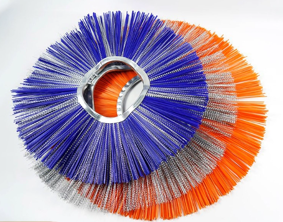 Circular Sweeper Brush Blade for Sanitation/Snow Trucks: Debris/Snow Cleaning, Winter-Ready, Size Customization
