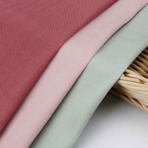 China Woven 100 Polyester Twill Fabric Cloth Imitation Silk Soft Fashion wholesale