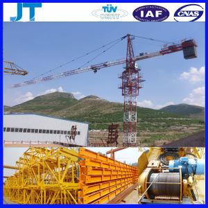 China China famous crane manufacturers 4T 48m jib JT4808 construction tower crane price wholesale