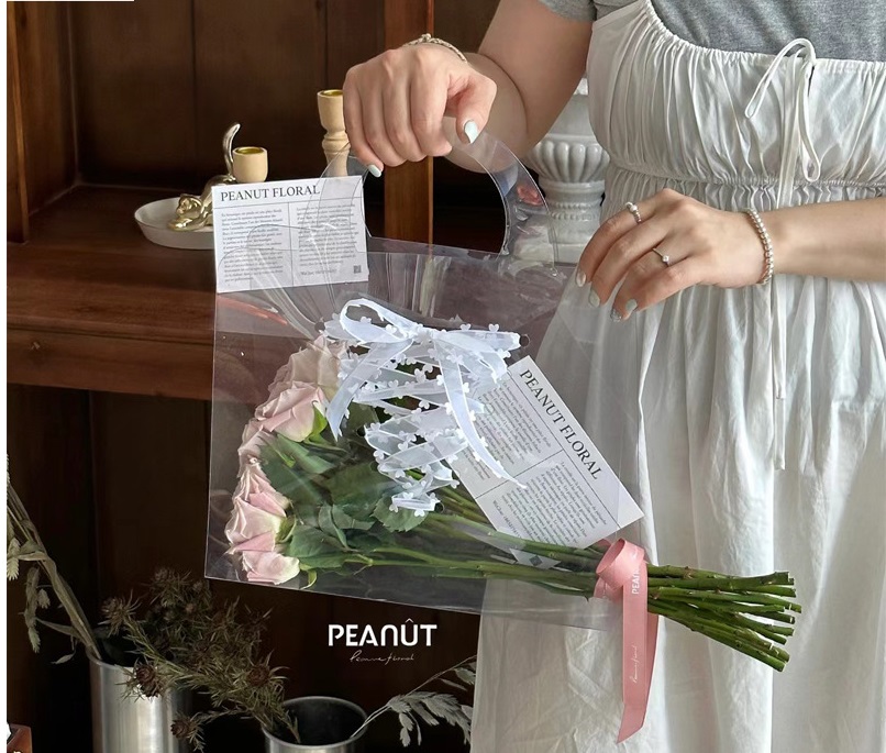 Pet Transparent Box Bag for Flower Unique Gift for Special Occasions Other Gift Craft