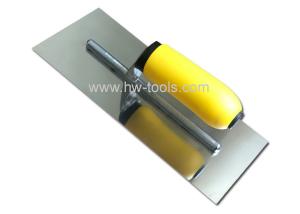 China Stainless steel Plastering trowel with rubber handle HW02234 wholesale