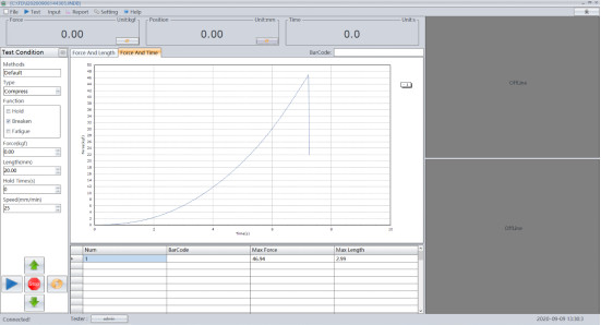 Low Noise Push And Pull Test Machine For Electronic Components Undergo Pressure Test