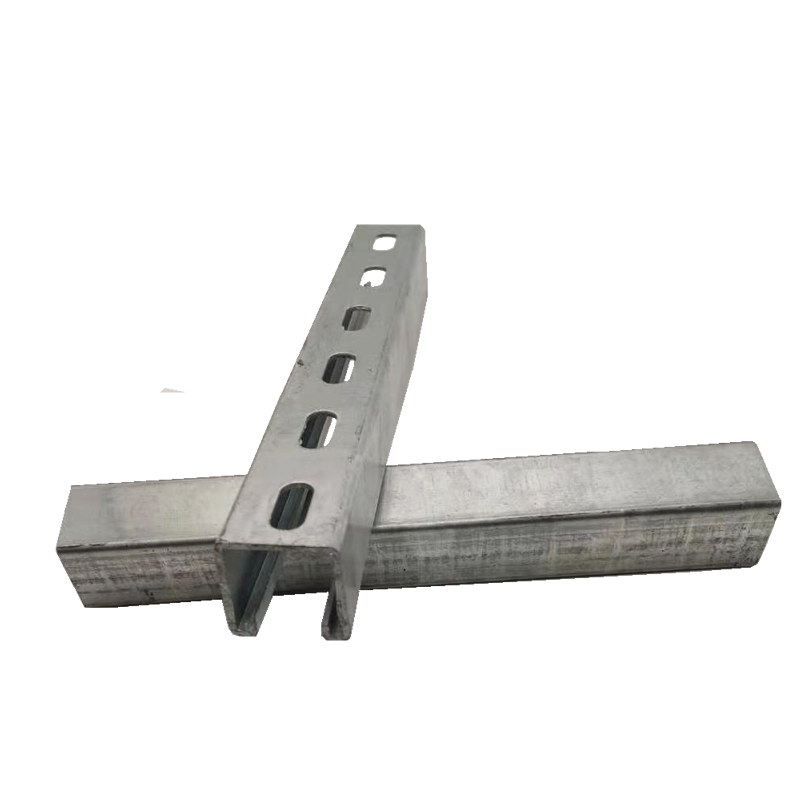 Chengyi 50x50mm Standard Length Metal Building Rolled Galvanized C Channel Steel