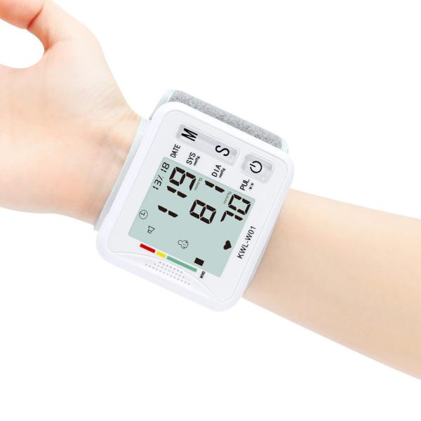 Home Hospital Daily Checks LCD Digital Display Wrist Blood Pressure Monitor