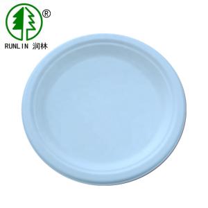 China 9in Biodegradable Sugarcane Bagasse Plates wholesale