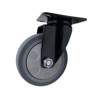 China 125MM Swivel TPR Caster Wheels Anti Slip 250kg Load wholesale