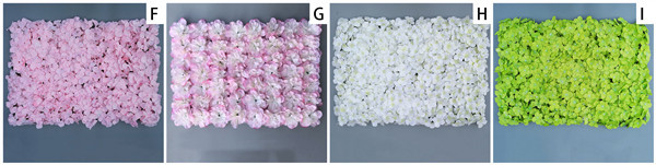 40*60cm Silk Fabric Coloful Artificial Rose Flower Wall Vertical Garden Handmade Real Touch