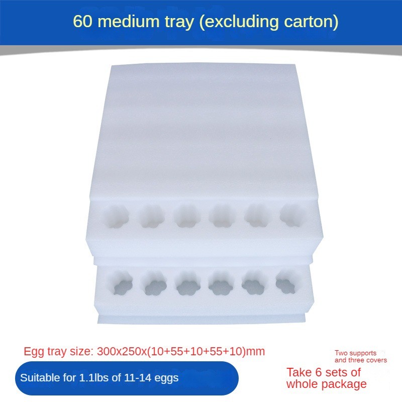 Custom High Density Transport Protection Egg Packaging Die Cut EPE Foam
