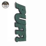 Cute Letter PUFF Embroidered Sports Patches Decorate Sew On Style For Garment