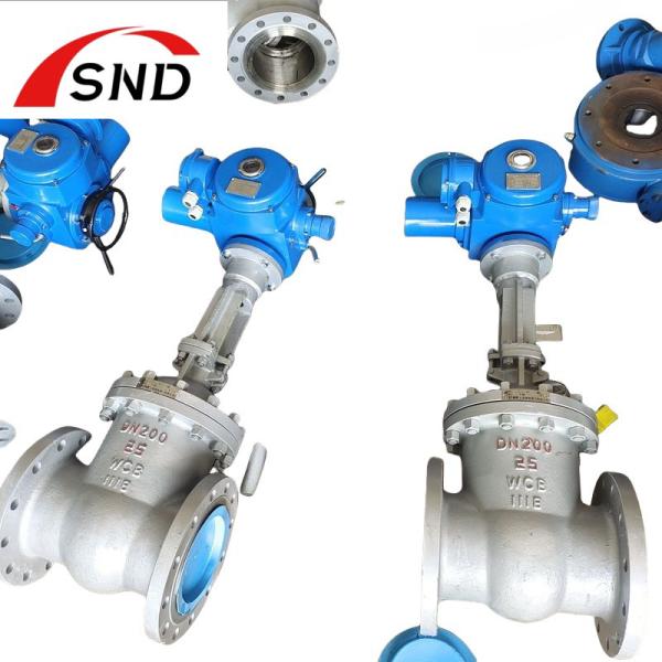 Cast Steel Electric Gate Valve DN100 For Thermal Power Station API DIN JIS